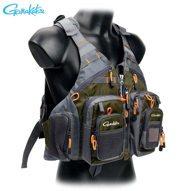 Fishing Jacket Waterproof - Chaleco Salvavidas Gamakatsu para Pesca en
