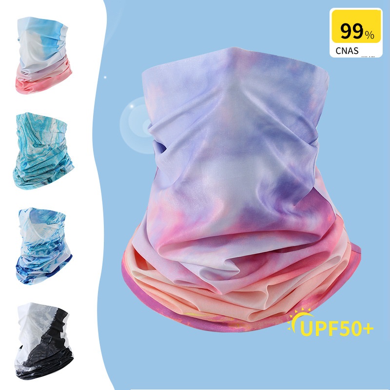 Fishing Mask Sun Protection - Moda Color sin costuras ciclismo Bandana
