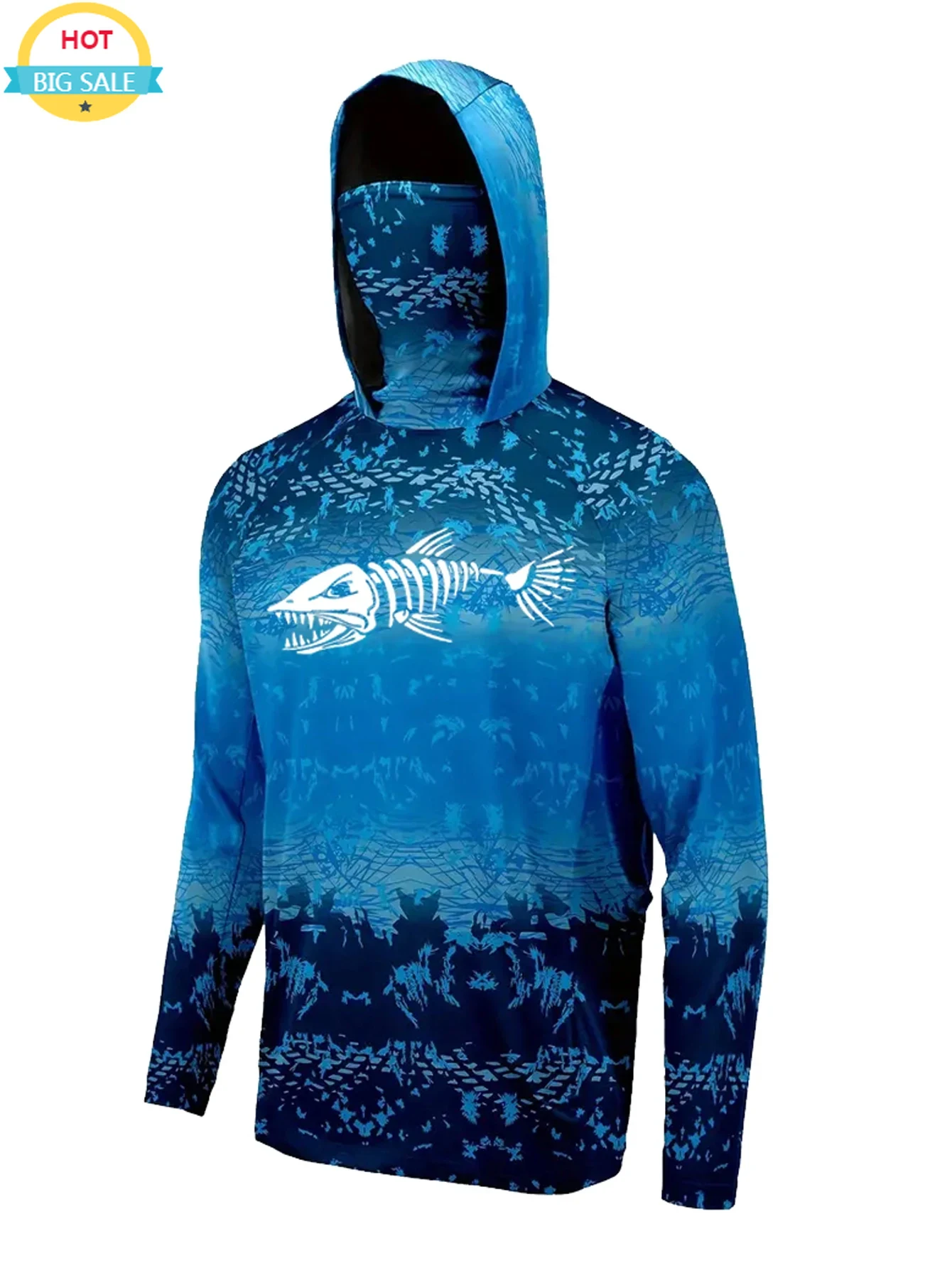 Fishing Mask Sun Protection - Ropa de Pesca con Capucha UPF