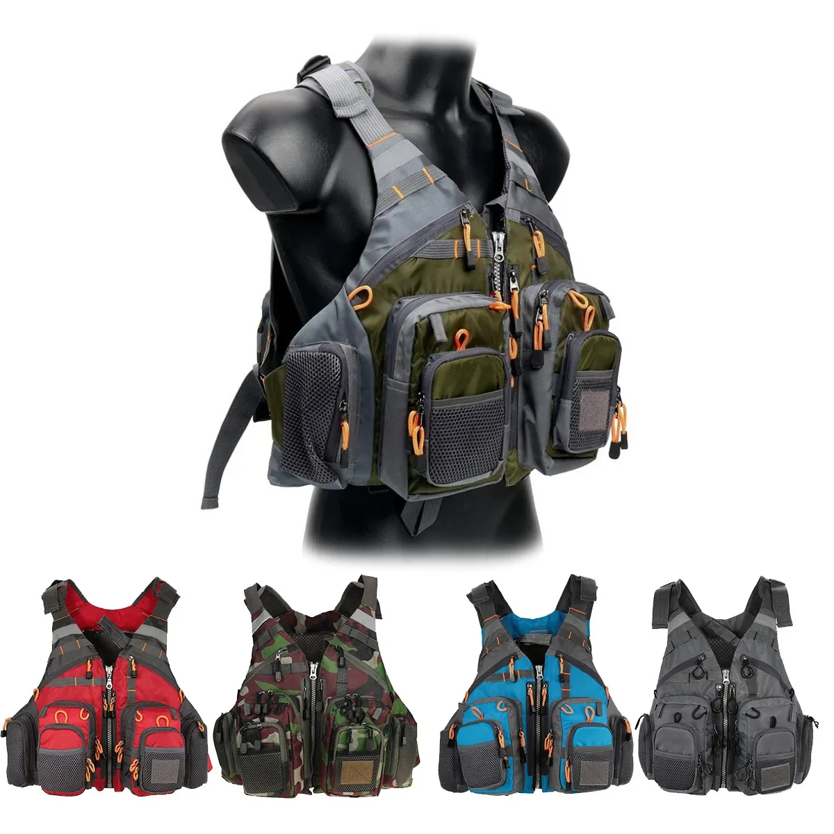 Chaleco de pesca ajustable, ch - Fishing Jacket Waterproof reseña y precio