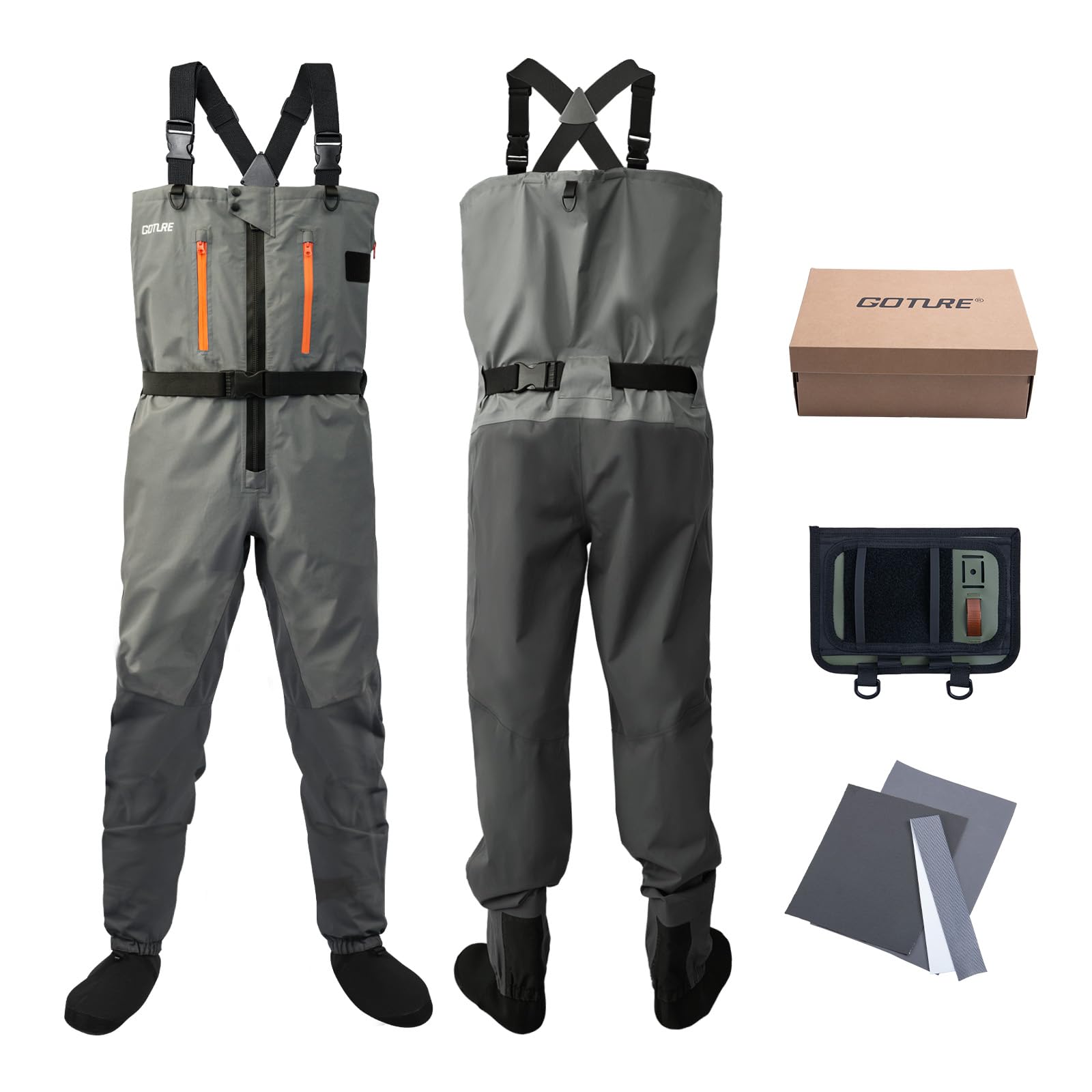 Goture-gabardinas de pesca con - Fishing Waders reseña y precio