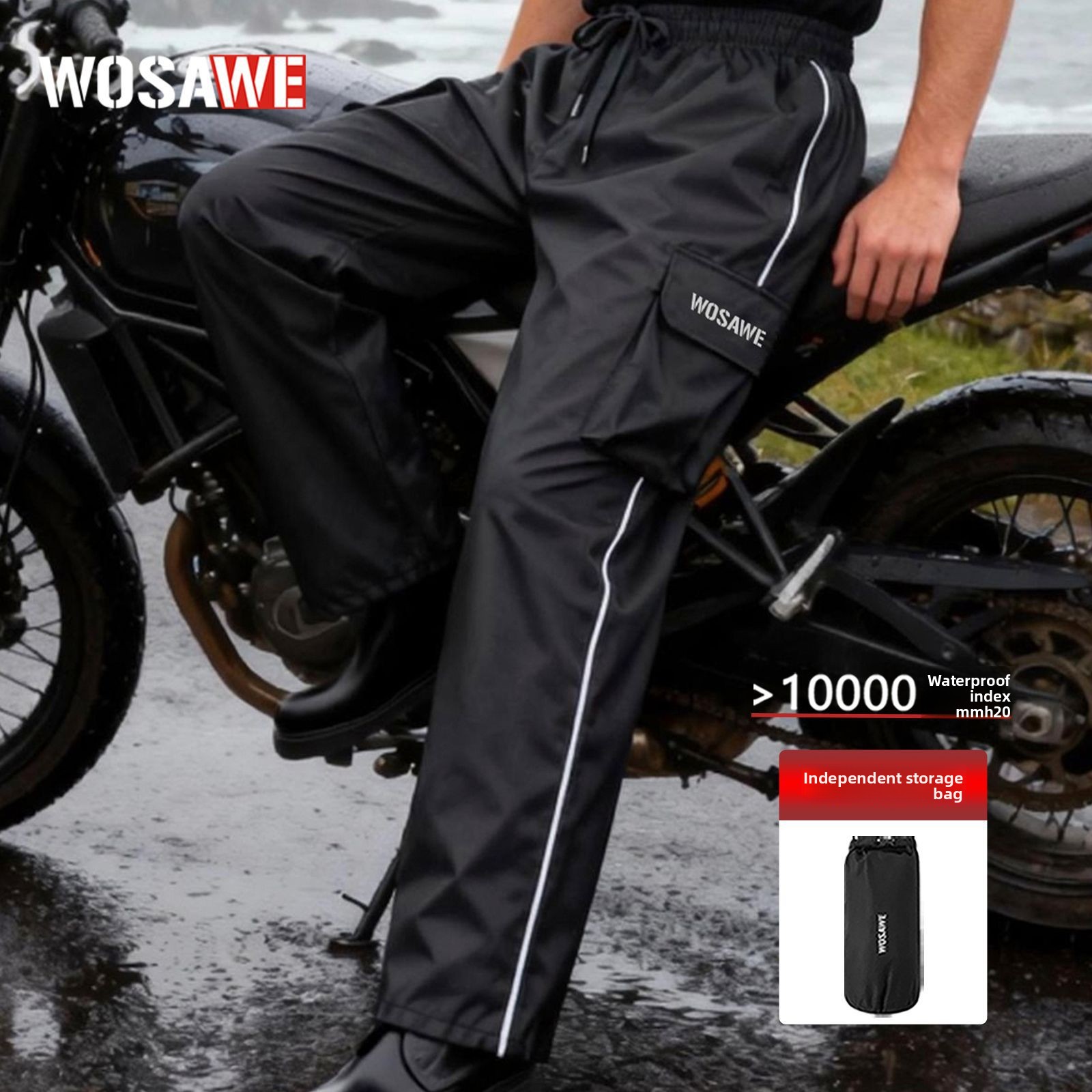 Pantalones Impermeables WOSAWE - Fishing Rain Suit reseña y precio