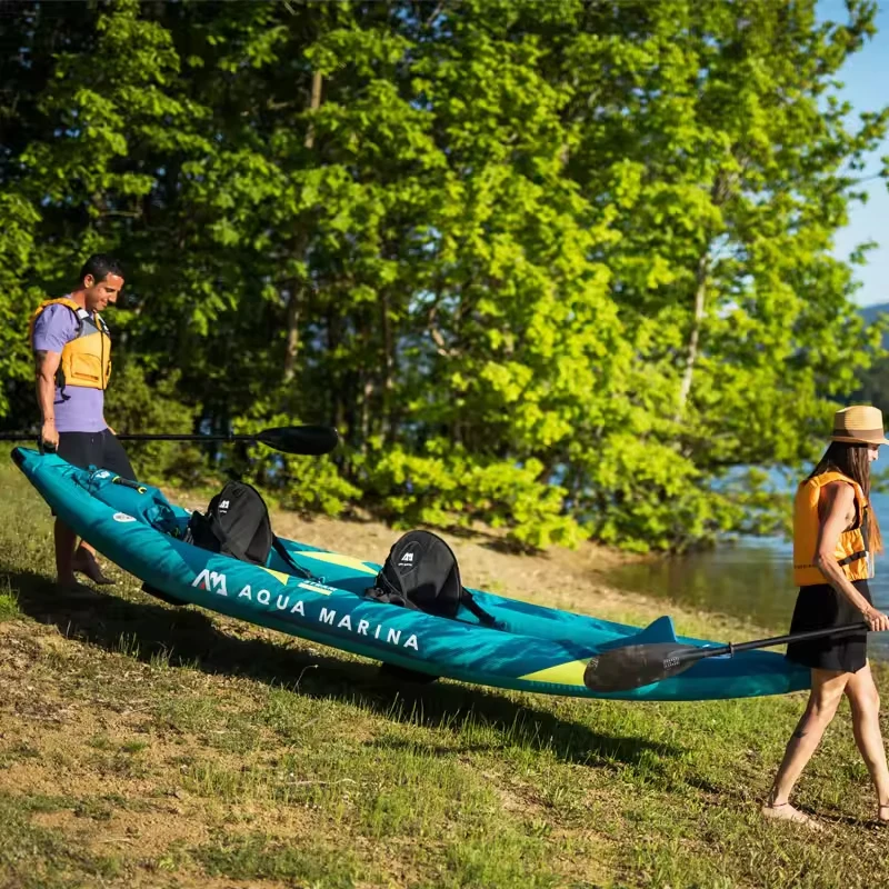 Canoa Kayak Inflable para 1-2  - Fishing Bag Waterproof reseña y precio