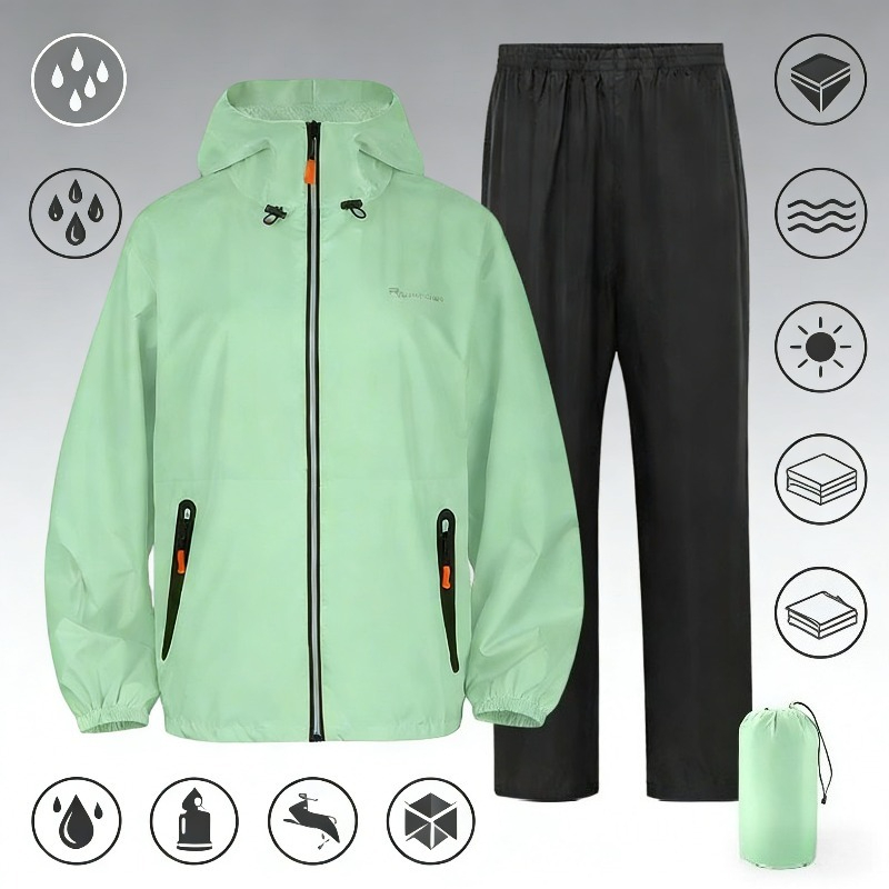 Conjunto de Traje Impermeable  - Fishing Rain Suit reseña y precio