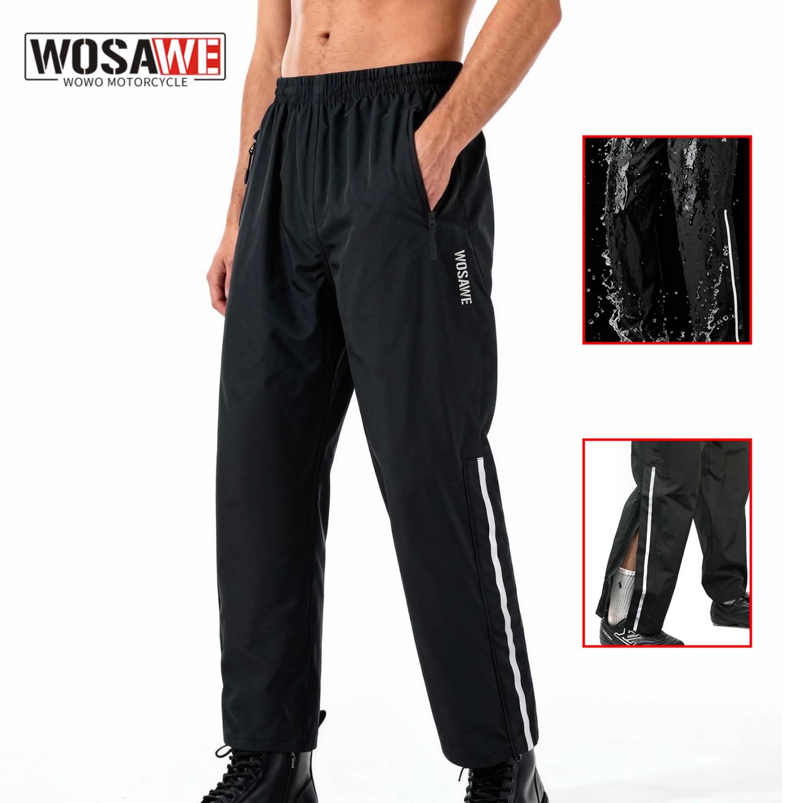 WOSAWE motocicleta moto imperm - Fishing Pants Waterproof reseña y precio