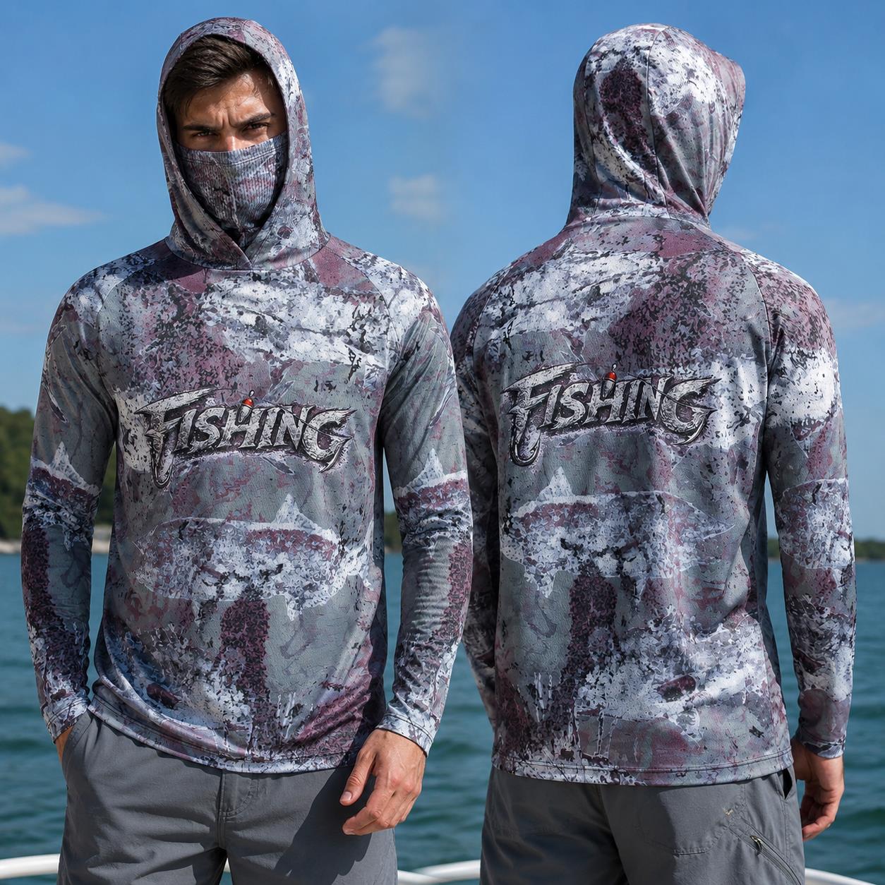 Camiseta de Pesca con Capucha  - Fishing Mask Sun Protection reseña y precio